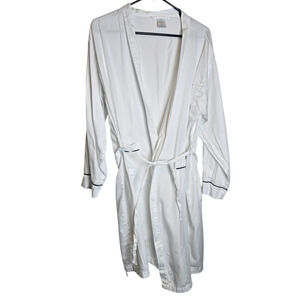 Royal Highnies 100% Pima Cotton White Robe with Crown Logo XL